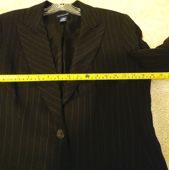 ANN TAYLOR STRIPE JACKET 8 - Picture 6 of 8
